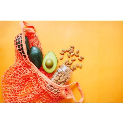 Bag of Fresh Avocados